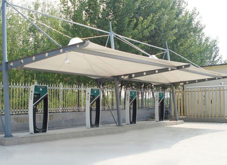公交车站台膜结构B